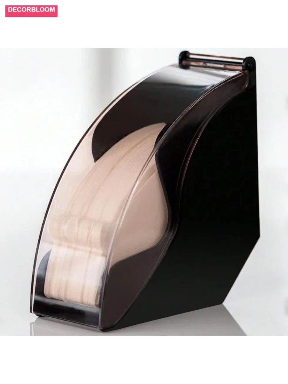 Coffee Filter Holder Storage Container for Countertop Flip-Top Lid